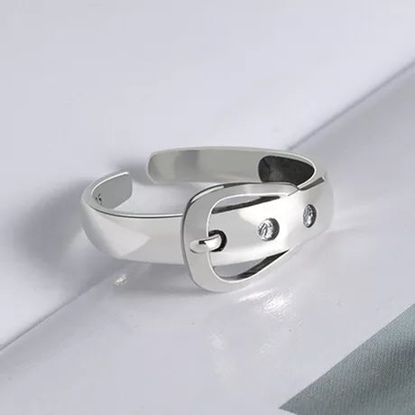 Silver Belt Ring | Sterling Silver Jewellery-State of Style
