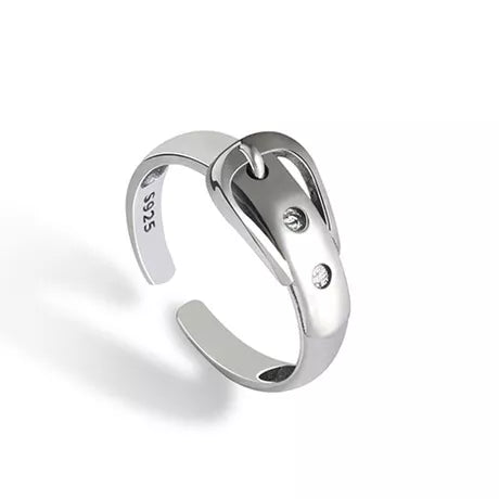 Silver Belt Ring | Sterling Silver Jewellery-State of Style