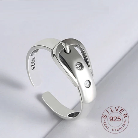 Silver Belt Ring | Sterling Silver Jewellery-State of Style