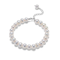 Silver Bracelet with Freshwater Pearls | Timeless Charm Collection-State of Style