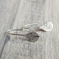 Silver Dandelion Earrings - Amira-State of Style