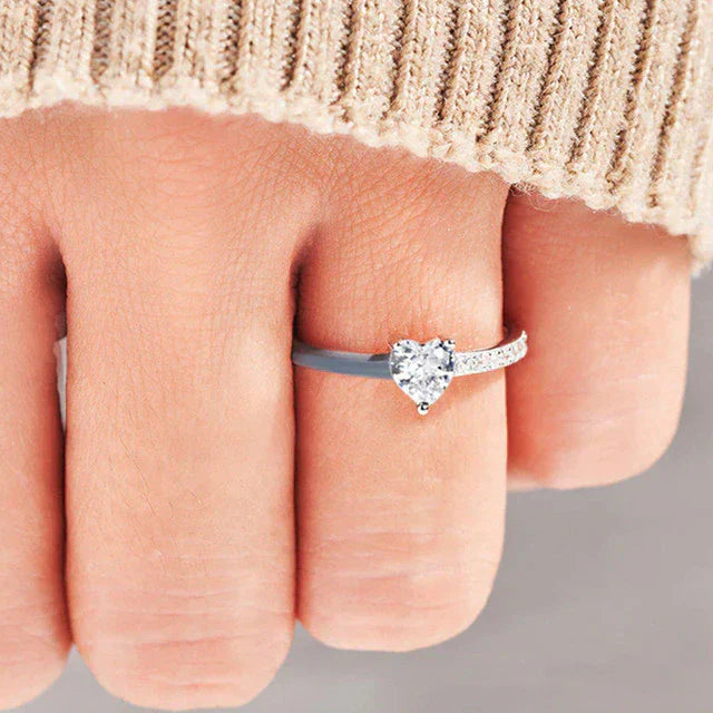 Silver Enamel Ring | Choose Peace Design-Gray-State of Style