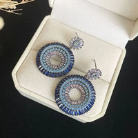 Silver Evil Eye Earrings - Layla-State of Style