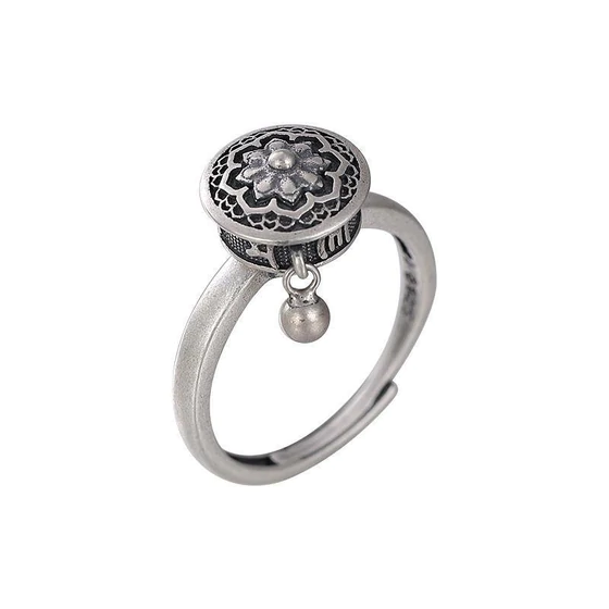 Silver Mantra Ring | Inspirational Statement Jewellery | Elegant and Stylish-State of Style