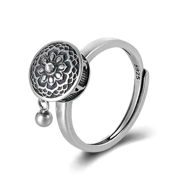 Silver Mantra Ring | Inspirational Statement Jewellery | Elegant and Stylish-State of Style
