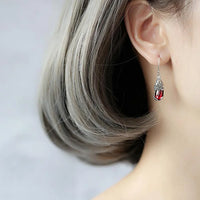Silver Mythical Creature Earrings - Aelora-White-State of Style