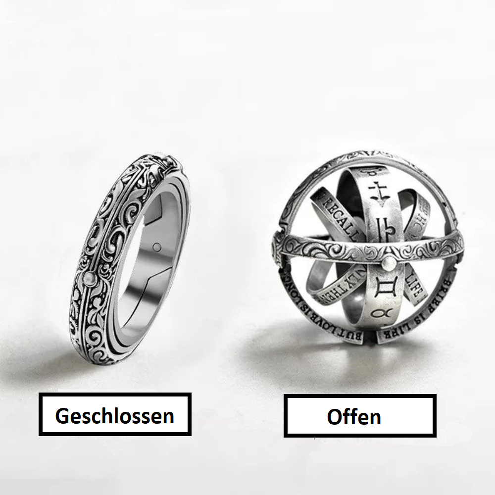 Silver Ring | Astronomical Motifs | Unique Statement Jewellery-7-State of Style