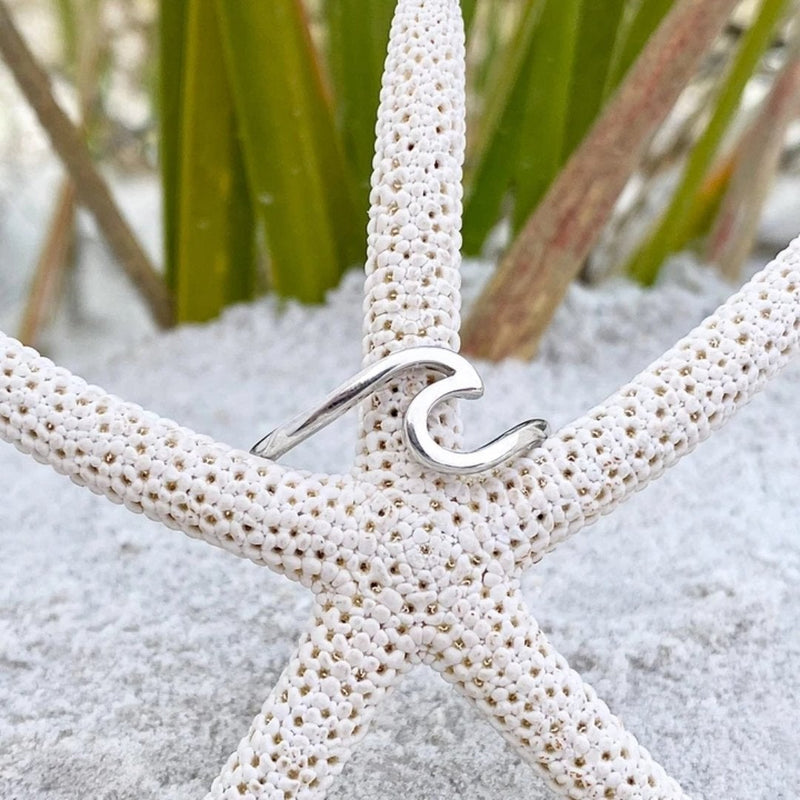 Silver Sea Wave Ring - Maris-5-State of Style