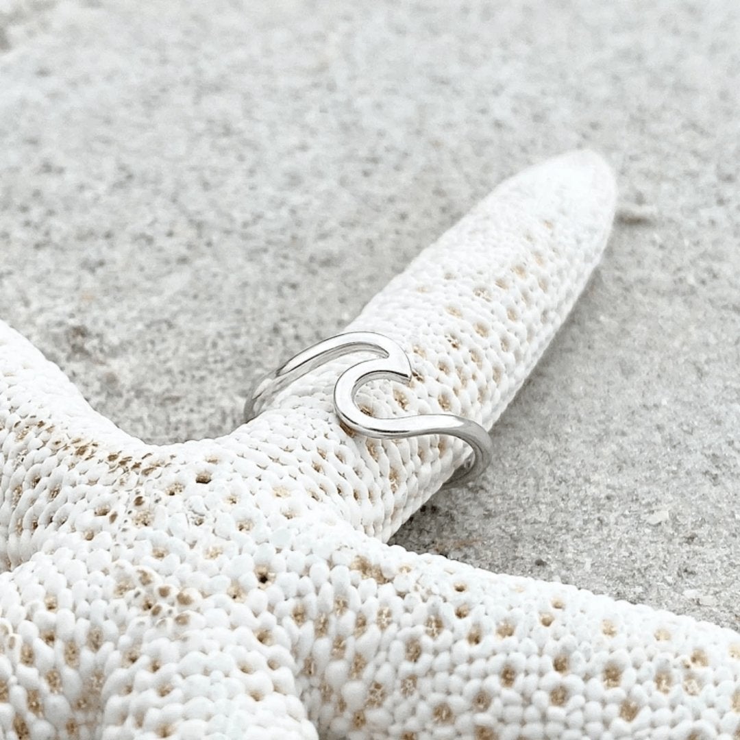 Silver Sea Wave Ring - Maris-5-State of Style