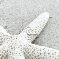 Silver Sea Wave Ring - Maris-5-State of Style