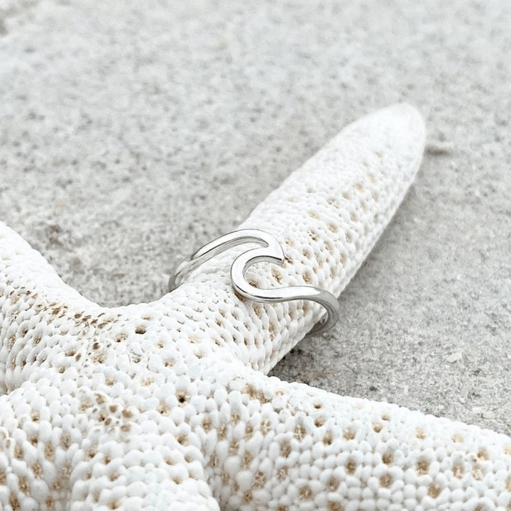 Silver Sea Wave Ring - Maris-5-State of Style