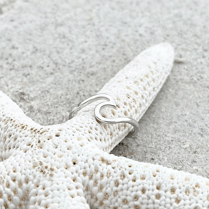 Silver Sea Wave Ring - Maris-5-State of Style