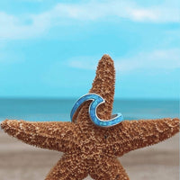 Silver Sea Wave Ring - Ondina-5-State of Style