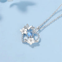 SILVER SEASHELL FLOWER HEART NECKLACE-State of Style
