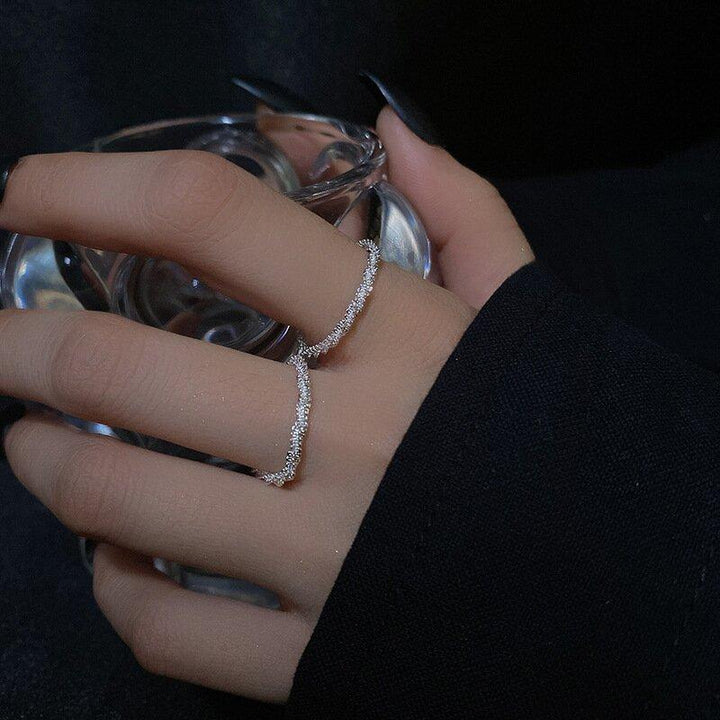 Silver Star Light Ring | Elegant Sterling Silver Jewellery-State of Style