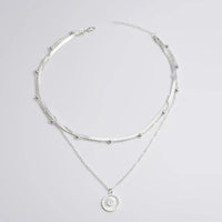 SILVER TRIPLE CHAIN NECKLACE-State of Style