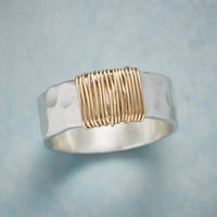 Silver Vintage Gold Filigree Ring - Amira-5-State of Style