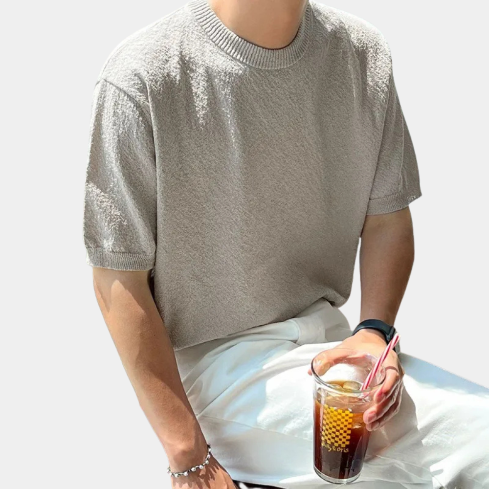 Simple and Stylish Men's T-Shirt - Joey-Green-S-State of Style