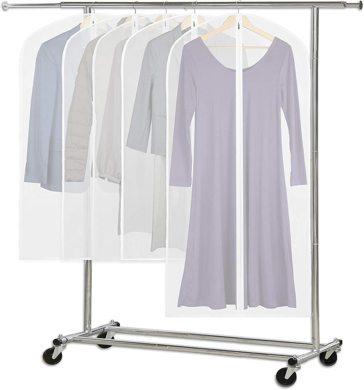 Clear Full-Length Garment Covers – 10-Pack Suit & Dress Storage Bags (Buy 1, Get 1 FREE)