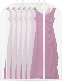 Clear Full-Length Garment Covers – 10-Pack Suit & Dress Storage Bags (Buy 1, Get 1 FREE)