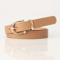 Simple Metal Buckle Belt | Sleek & Versatile-Khaki-State of Style