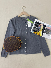 Simple Solid Long Sleeve Jumper - PurStyle-S (36/38)-State of Style