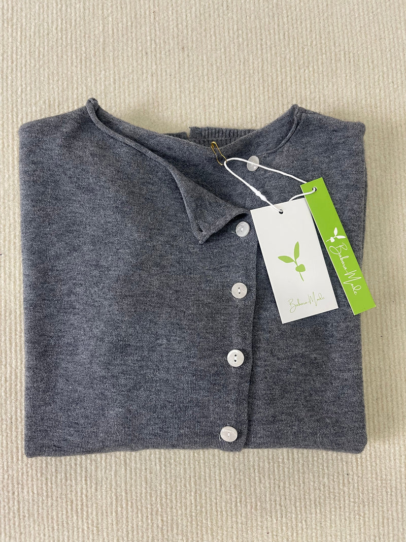 Simple Solid Long Sleeve Jumper - PurStyle-S (36/38)-State of Style