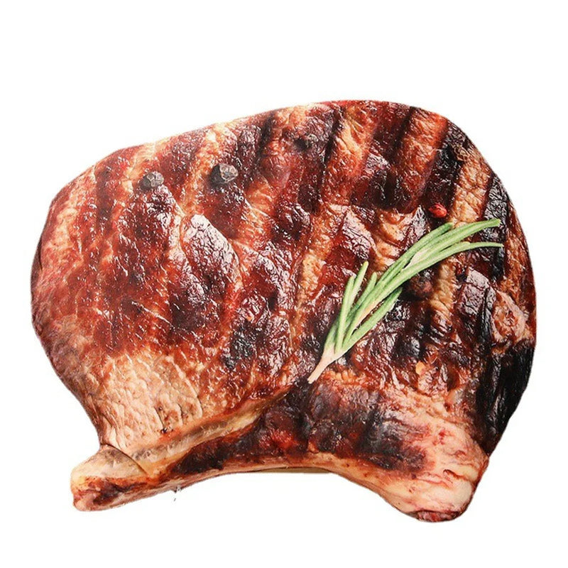 Simulation BBQ Plush - GrillMaster Cushion-Steak-State of Style