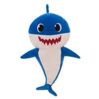 Singing Shark Plush Toy with Music and Light - GlowShark-Blue-Hug-State of Style