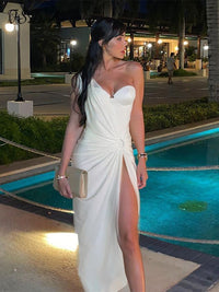 Sleeveless Beach Dress | Super Soft and Comfortable-White-S-State of Style