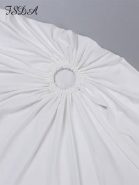 Sleeveless Beach Dress | Super Soft and Comfortable-White-S-State of Style