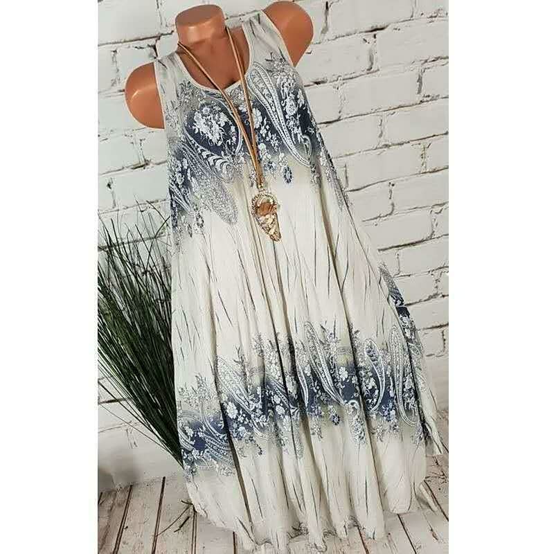 Sleeveless Dress for Women | CassieDress-Beige-S-State of Style