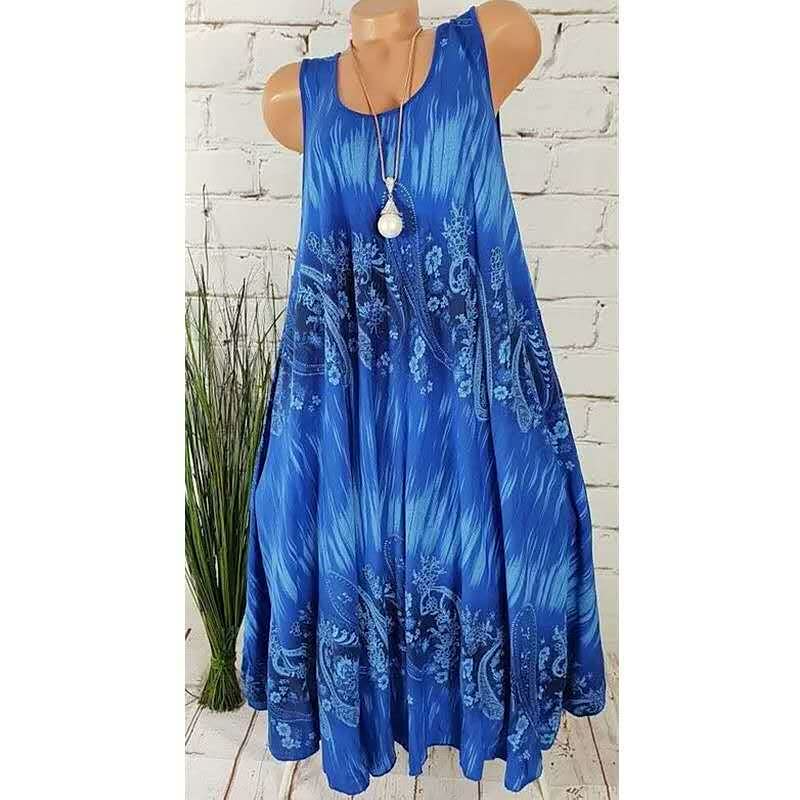 Sleeveless Dress for Women | CassieDress-Royal Blue-S-State of Style