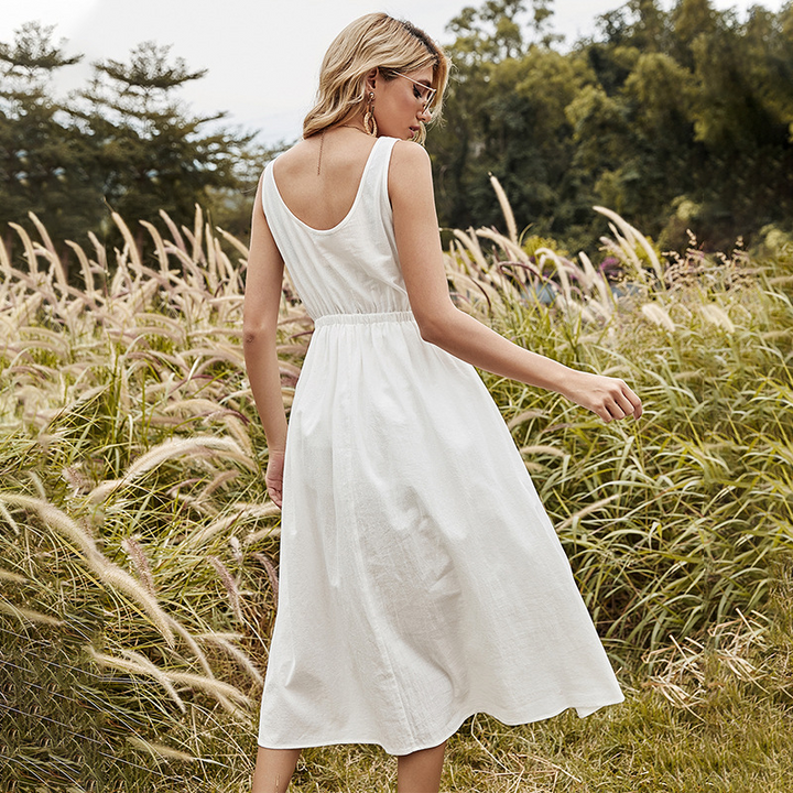 Sleeveless Spring Dress | Stylish & Comfortable-M-State of Style