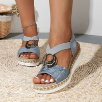 Sleighback Sandals with Snake Print – Viperra-Blue-35-State of Style