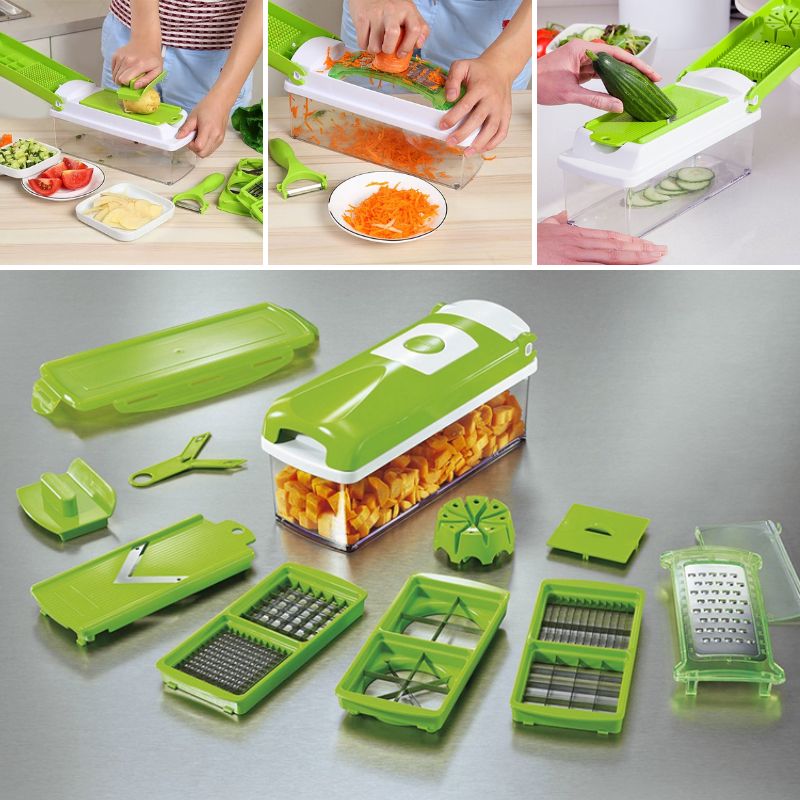 SlicePro 12-in-1 Multifunctional Vegetable Chopper-State of Style