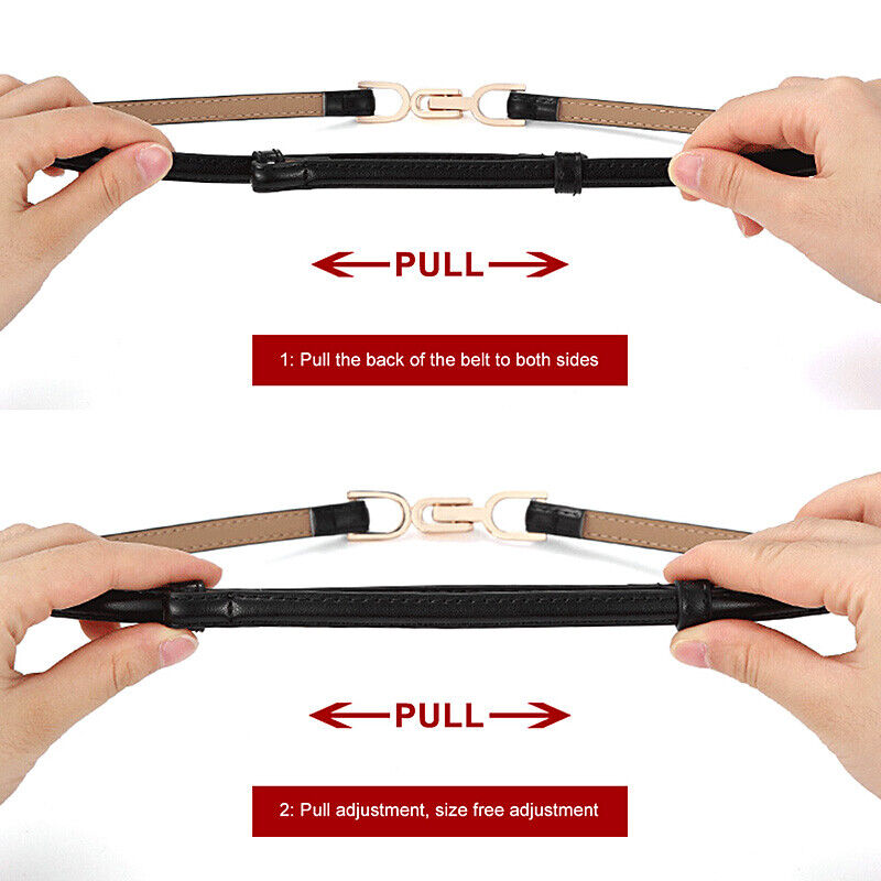 Slim Adjustable Dress Belt | Elegant & Versatile-Black-1-State of Style