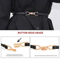 Slim Adjustable Dress Belt | Elegant & Versatile-Black-1-State of Style