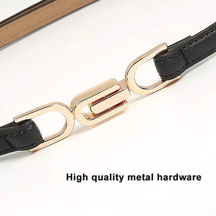 Slim Adjustable Dress Belt | Elegant & Versatile-Black-1-State of Style