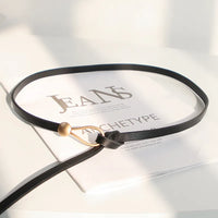 Slim Adjustable Dress Belt | Elegant & Versatile-Black-1-State of Style