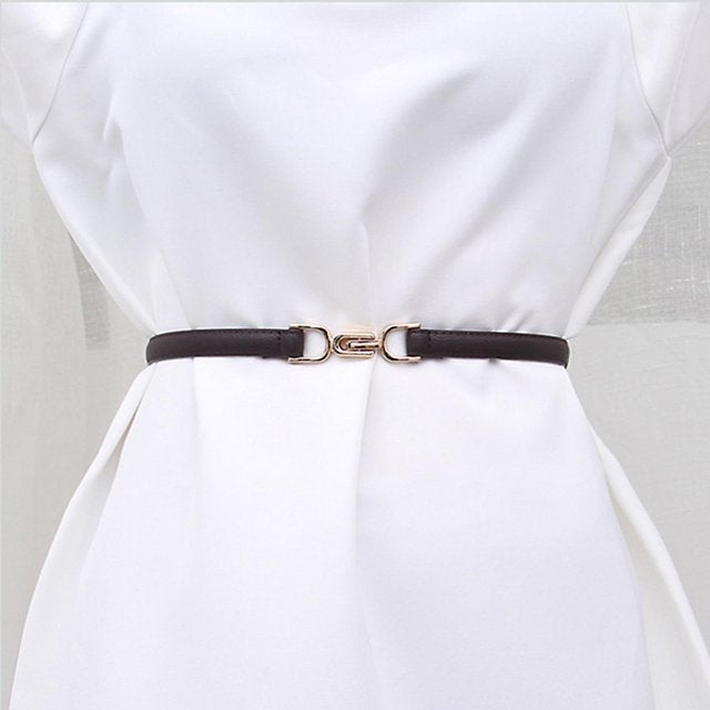 Slim Adjustable Dress Belt | Elegant & Versatile-Black-1-State of Style