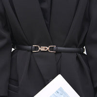 Slim Adjustable Dress Belt | Elegant & Versatile-Black-1-State of Style