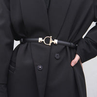 Slim Adjustable Dress Belt | Elegant & Versatile-Black-3-State of Style