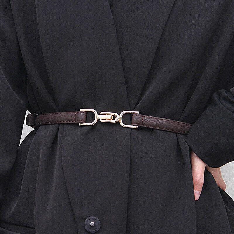 Slim Adjustable Dress Belt | Elegant & Versatile-Coffee-1-State of Style
