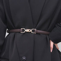 Slim Adjustable Dress Belt | Elegant & Versatile-Coffee-1-State of Style