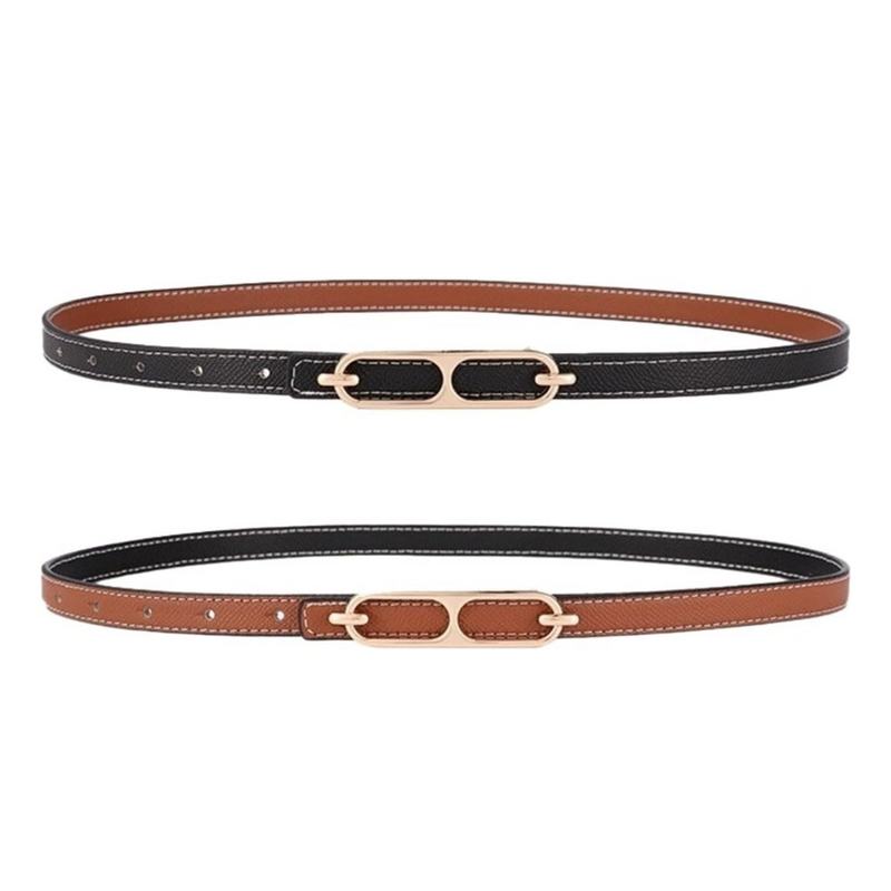 Slim Adjustable Dress Belt | Elegant & Versatile-Coffee-10-State of Style