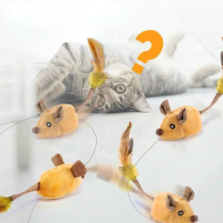 Slim Cat Toy - SmartMouse-Grey-State of Style