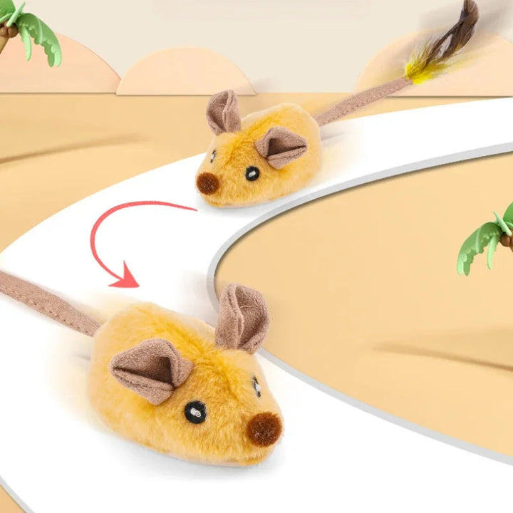 Slim Cat Toy - SmartMouse-Grey-State of Style