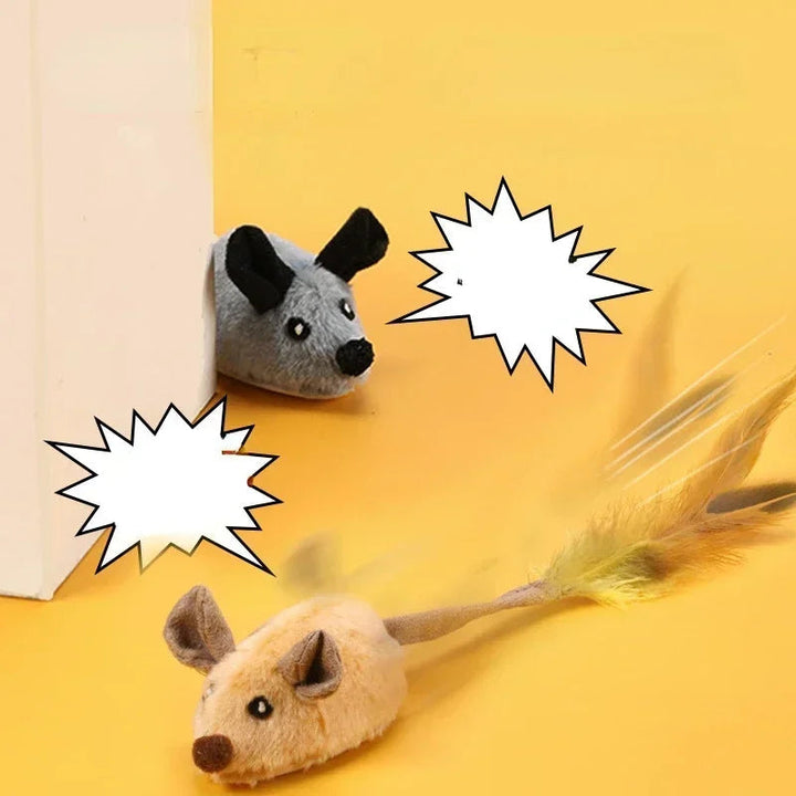 Slim Cat Toy - SmartMouse-Grey-State of Style