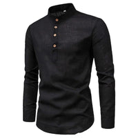 Slim-Fit Business Shirt Albert – Classic Formal & Casual Style-Black-M-State of Style